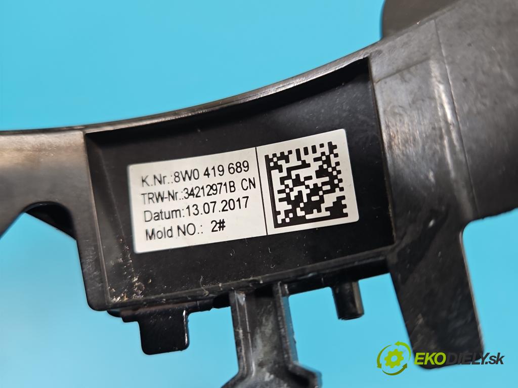 Audi A4 B9 2015-2024 2.0 TFSI 252KM automatic 185 kW 1984 cm3 4- prepínač multifunkční: řízení: 8W0419689 (Prepínacie páčky pod volantom)