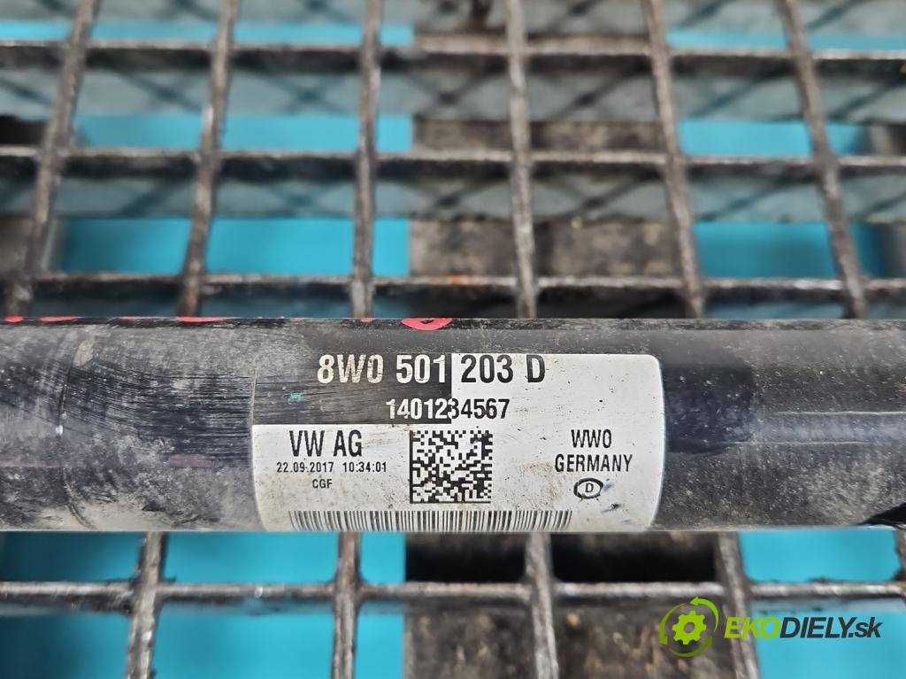 Audi A4 B9 2015-2024 2.0 TFSI 252KM automatic 185 kW 1984 cm3 4- poloos zadní levé 8W0501203D