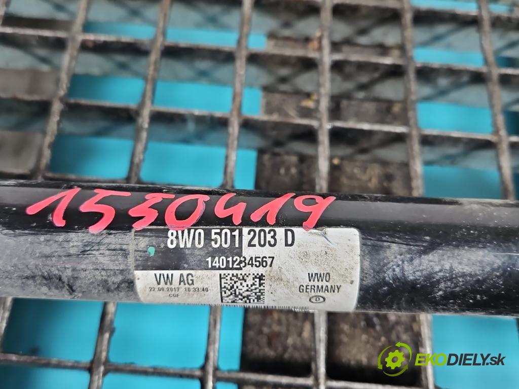 Audi A4 B9 2015-2024 2.0 TFSI 252KM automatic 185 kW 1984 cm3 4- poloos zadní pravé 8W0501203D