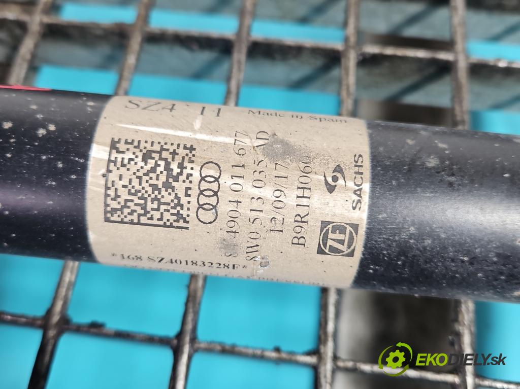 Audi A4 B9 2015-2024 2.0 TFSI 252KM automatic 185 kW 1984 cm3 4- tlmič zadné ľavý 8W0513035AD (Kľučka dverí ostatné)