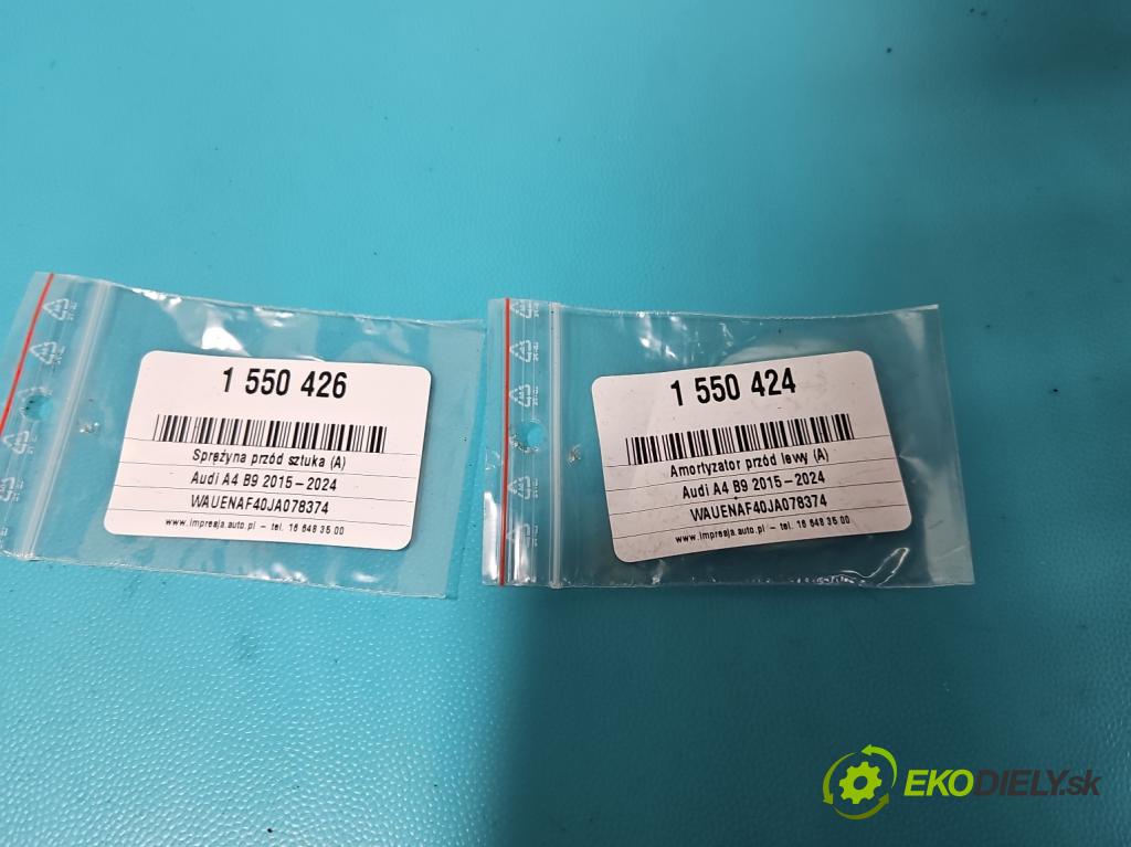 Audi A4 B9 2015-2024 2.0 TFSI 252KM automatic 185 kW 1984 cm3 4- pružina predné