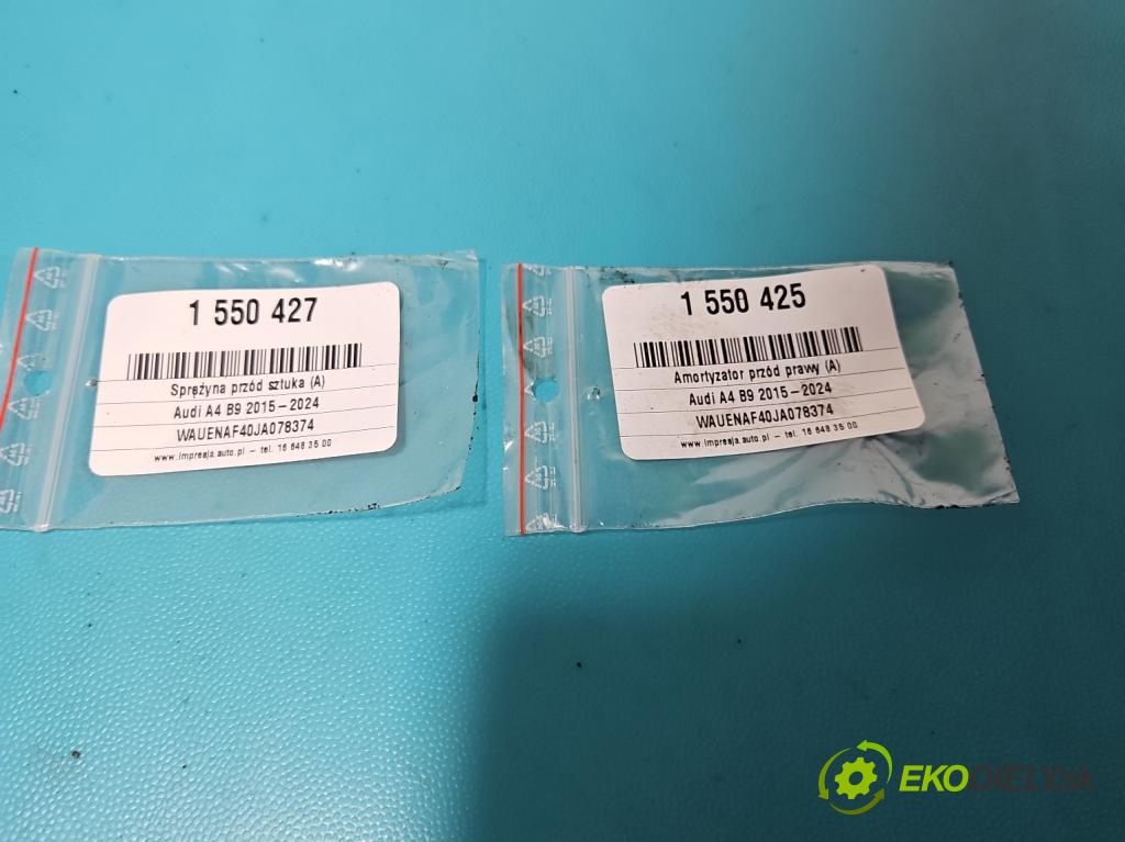 Audi A4 B9 2015-2024 2.0 TFSI 252KM automatic 185 kW 1984 cm3 4- pružina predné