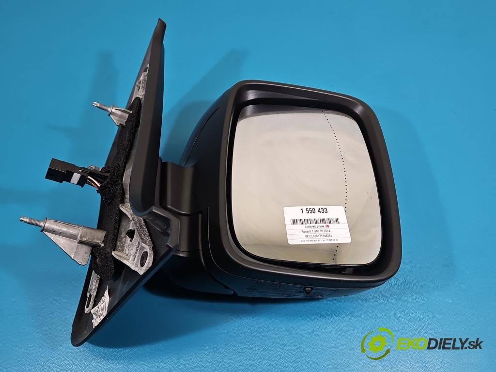 Renault Trafic III 2014 - 2.0 dci 150 hp manual 110 kW 1997 cm3 5- zpětné zrcátko pravé  (Klika dveří ostatní)