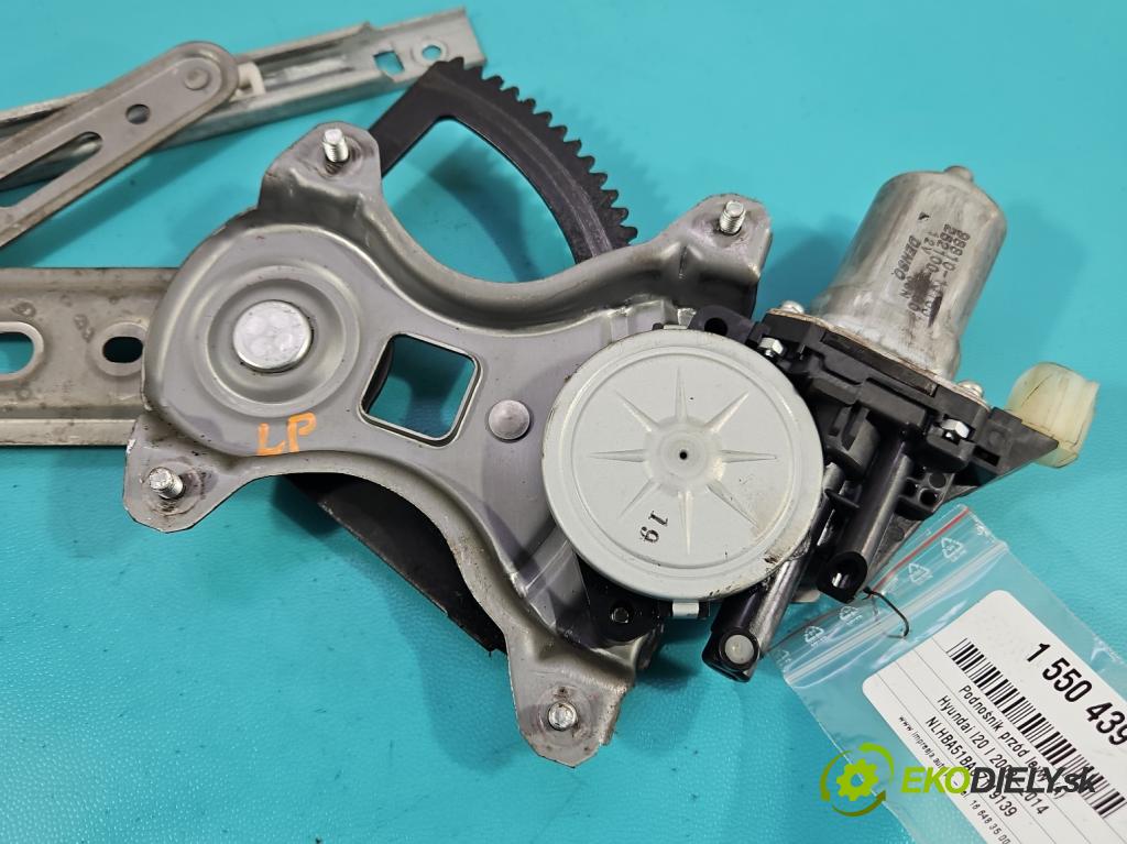 Hyundai I20 I 2008-2014 1.2 16V 78 hp manual 57.2 kW 1248 cm3 5- mechanismus stahování přední levý