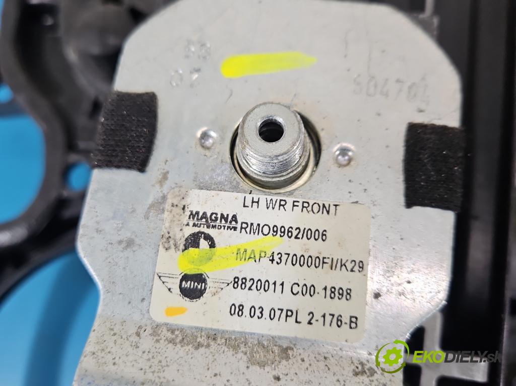 Mini One II 2006-2013 1.6 16V 120 hp manual 88 kW 1598 cm3 3- mechanismus stahování přední levý 0130822374