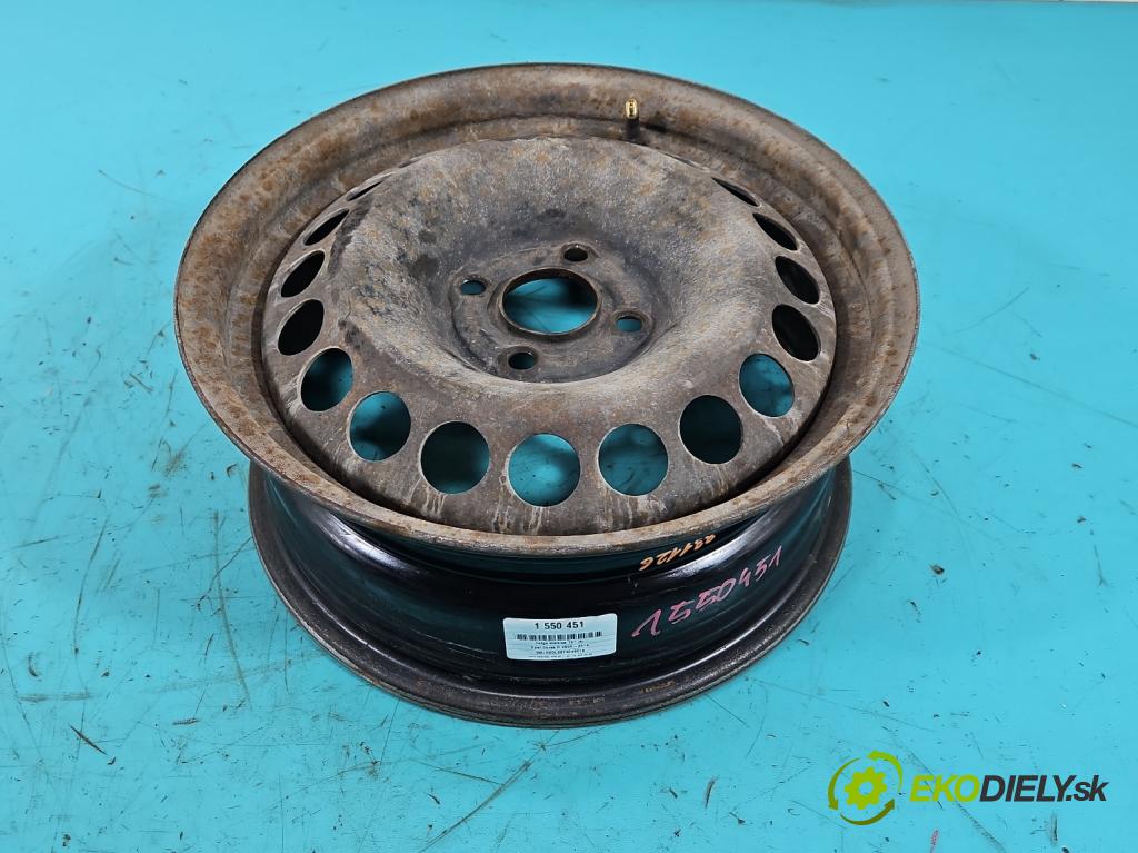 Opel Corsa D 2006-2014 1.2 16V 80 hp manual 59 kW 1229 cm3 5- Felga ocelový 15