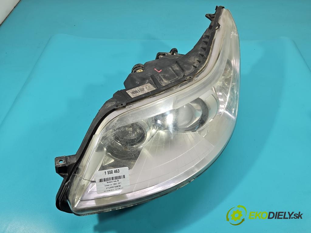 Citroen C4 I 2004-2011 2.0 16V 177 HP manual 130 kW 1997 cm3 3- Reflektor: ľavý 9646894380 (Kľučka dverí ostatné)