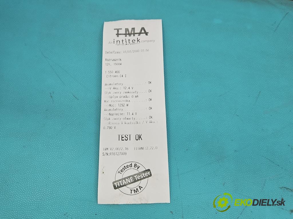 Citroen C4 I 2004-2011 2.0 16V 177 HP manual 130 kW 1997 cm3 3- štartér 0001108400 (Štartér)