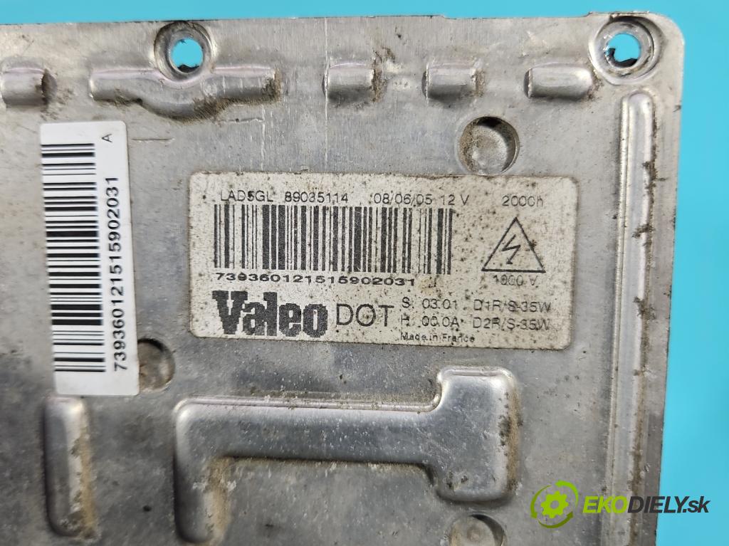 Citroen C4 I 2004-2011 2.0 16V 177 hp manual 130 kW 1997 cm3 3- měnič xenon 89035114 (Řídící jednotka xenonu)