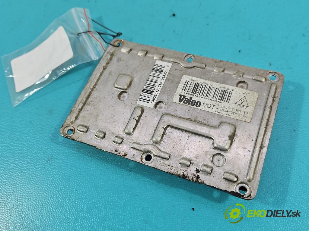 Citroen C4 I 2004-2011 2.0 16V 177 hp manual 130 kW 1997 cm3 3- měnič xenon 89035114 (Řídící jednotka xenonu)