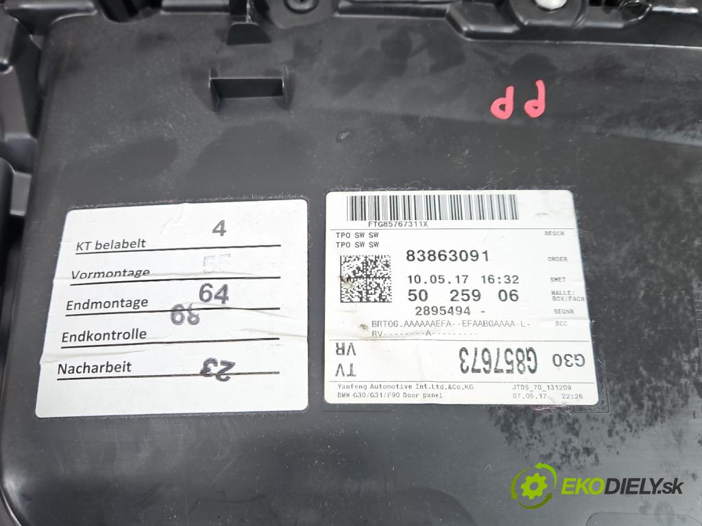 Bmw 5 G30 2017-2024 2.0d 190 HP automatic 140 kW 1995 cm3 4- sedačke: komplet