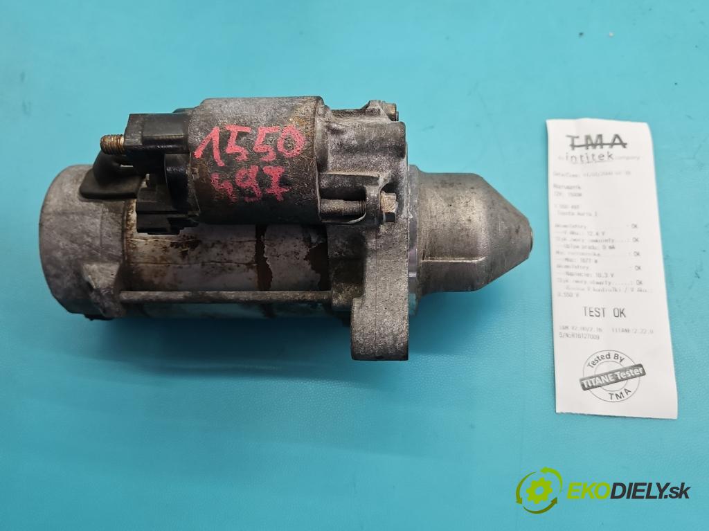 Toyota Auris I 2006-2013 2.0 D4D 126 HP manual 93 kW 1998 cm3 5- štartér 28100-0R010 (Štartér)