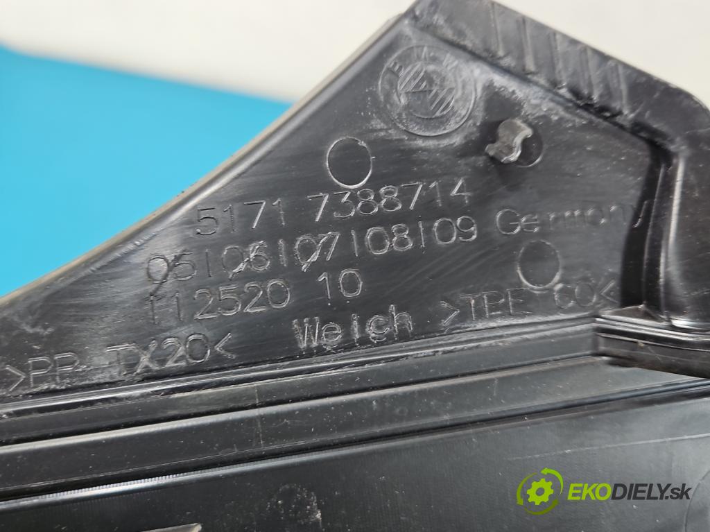 Bmw 5 G30 2017-2024 2.0d 190 HP automatic 140 kW 1995 cm3 4- torpédo 7388714 (Torpédo (plast pod čelným sklom))