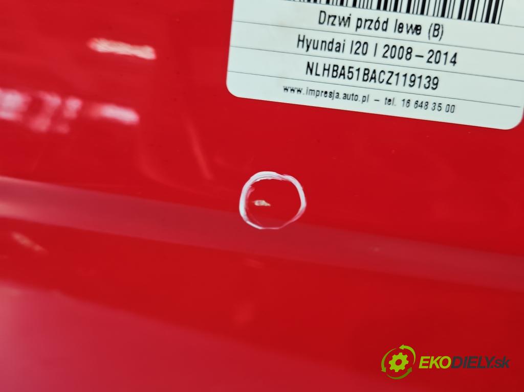 Hyundai I20 I 2008-2014 1.2 16V 78 HP manual 57.2 kW 1248 cm3 5- dvere predné ľavé  (Kľučka dverí ostatné)