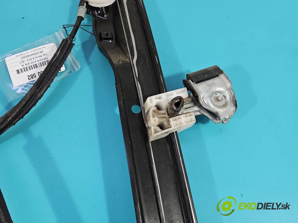 Opel Meriva B 2010-2017 1.3 cdti 75 hp manual 55 kW 1248 cm3 5- mechanismus stahování přední levý 367992034