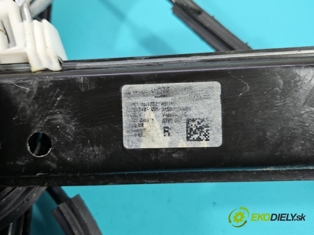 Opel Meriva B 2010-2017 1.3 cdti 75 HP manual 55 kW 1248 cm3 5- mechanizmus okna predné pravý