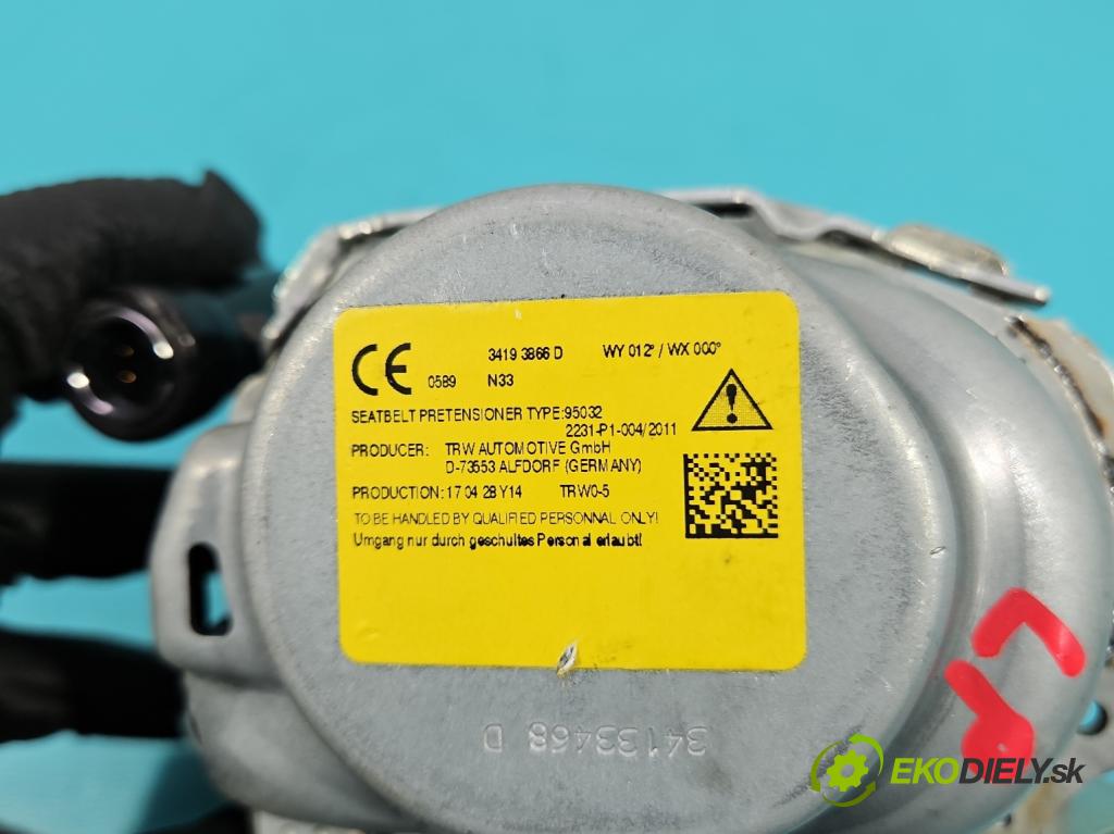 Bmw 5 G30 2017-2024 2.0d 190 hp automatic 140 kW 1995 cm3 4- stěna bezpečnost přední levý 34193866D