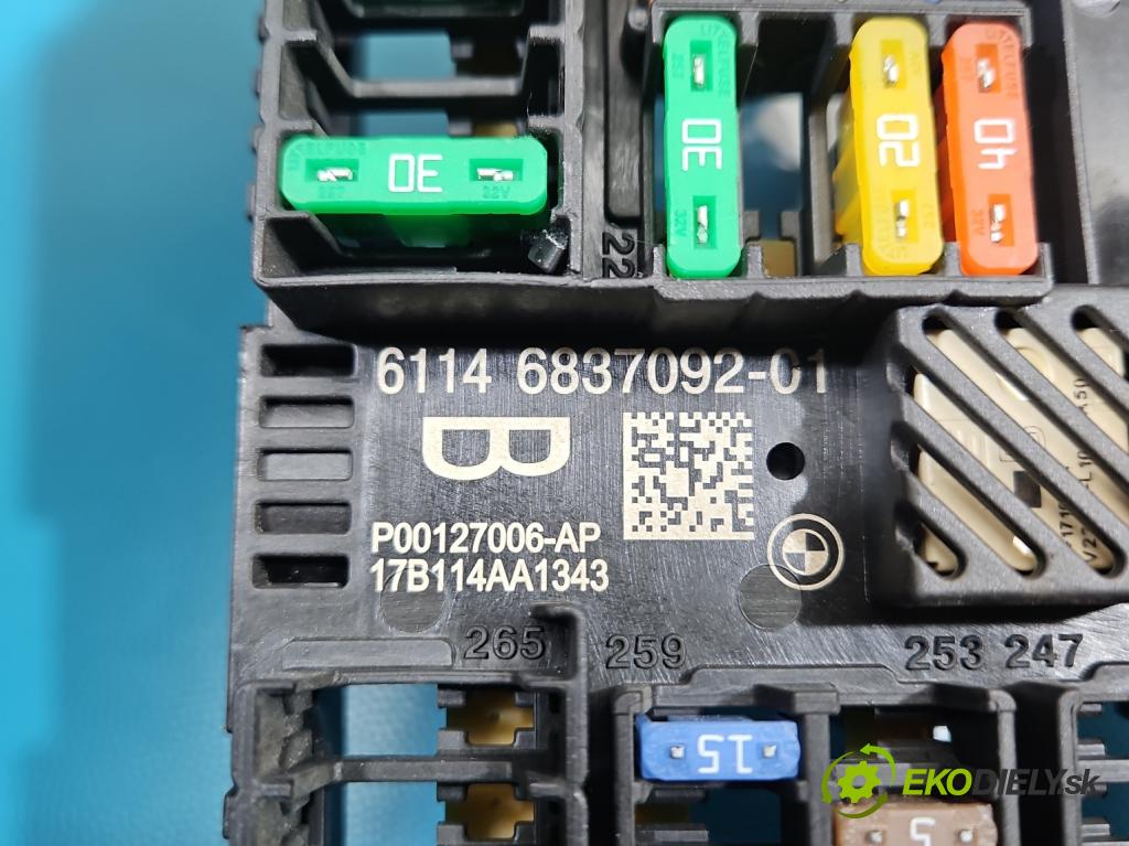 Bmw 5 G30 2017-2024 2.0d 190 hp automatic 140 kW 1995 cm3 4- skříňka pojistková 6837092 (Pojistková skříňka)