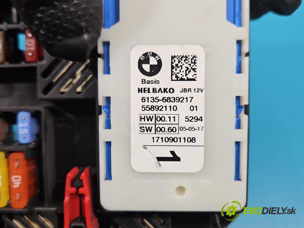 Bmw 5 G30 2017-2024 2.0d 190 hp automatic 140 kW 1995 cm3 4- skříňka pojistková 6837092 (Pojistková skříňka)