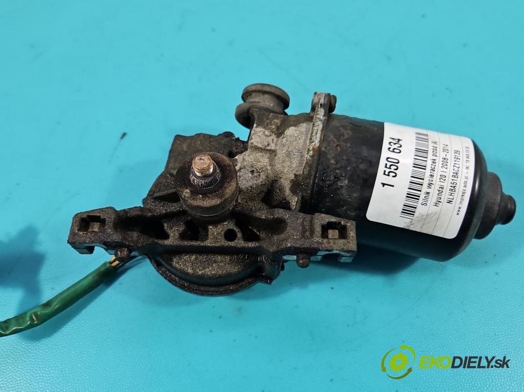 Hyundai I20 I 2008-2014 1.2 16V 78 HP manual 57.2 kW 1248 cm3 5- motor stieračov predné 98110-1J000