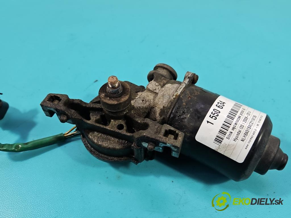 Hyundai I20 I 2008-2014 1.2 16V 78 HP manual 57.2 kW 1248 cm3 5- motor stieračov predné 98110-1J000