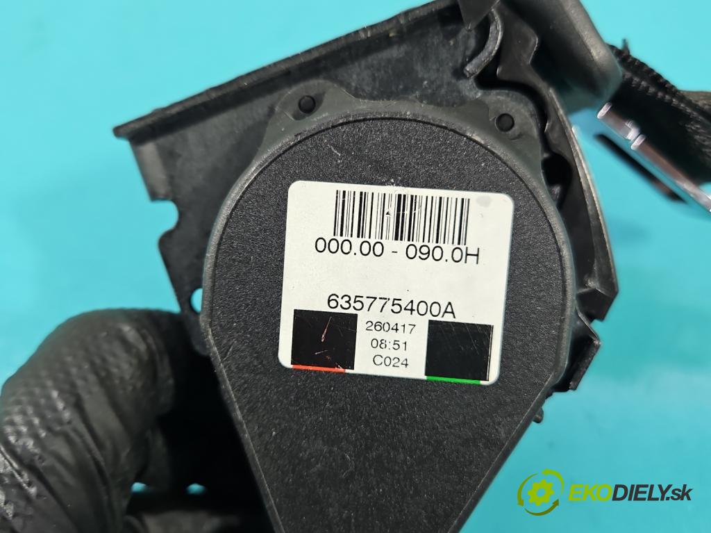 Bmw 5 G30 2017-2024 2.0d 190 HP automatic 140 kW 1995 cm3 4- pas bezpečnosť: zadné stredný 635775400A