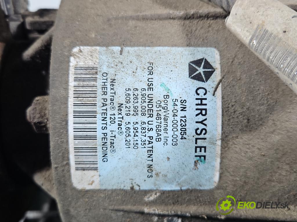 Fiat Freemont 2.0 jtd 170 HP automatic 125 kW 1956 cm3 5- Most: zadní: 05146768AB