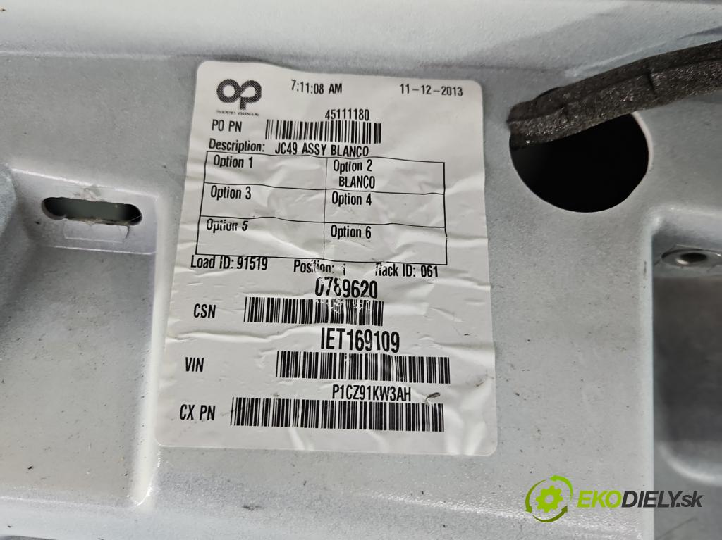 Fiat Freemont 2.0 jtd 170 hp automatic 125 kW 1956 cm3 5- zadní kufrové dveře  (Zadní kapota (kufr))