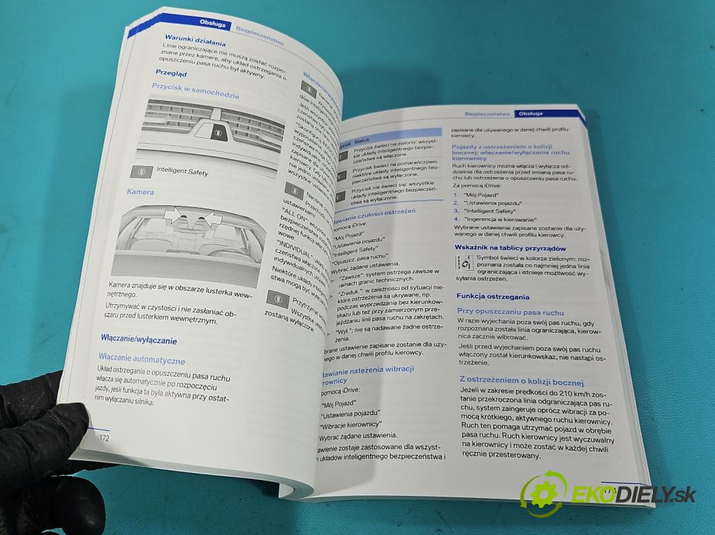 Bmw 5 G30 2017-2024 2.0d 190 HP automatic 140 kW 1995 cm3 4- Pokyn: