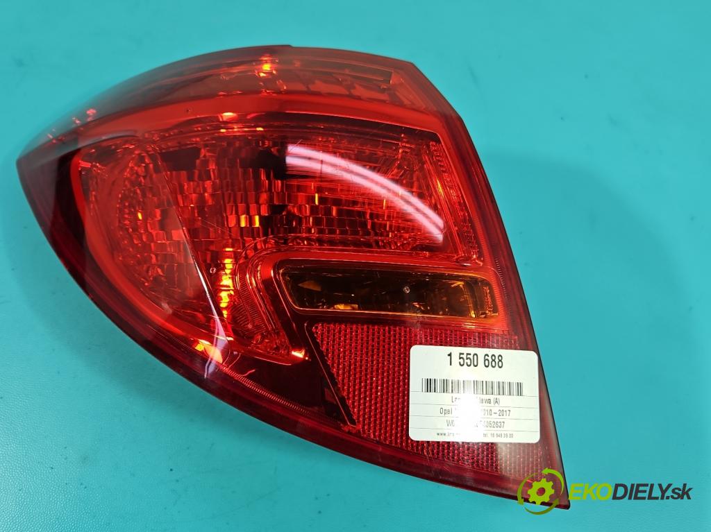 Opel Meriva B 2010-2017 1.2 cdti 75 HP manual 55 kW 1248 cm3 5- svetlo / reflektor zadné ľavé 13434859 (Kľučka dverí ostatné)