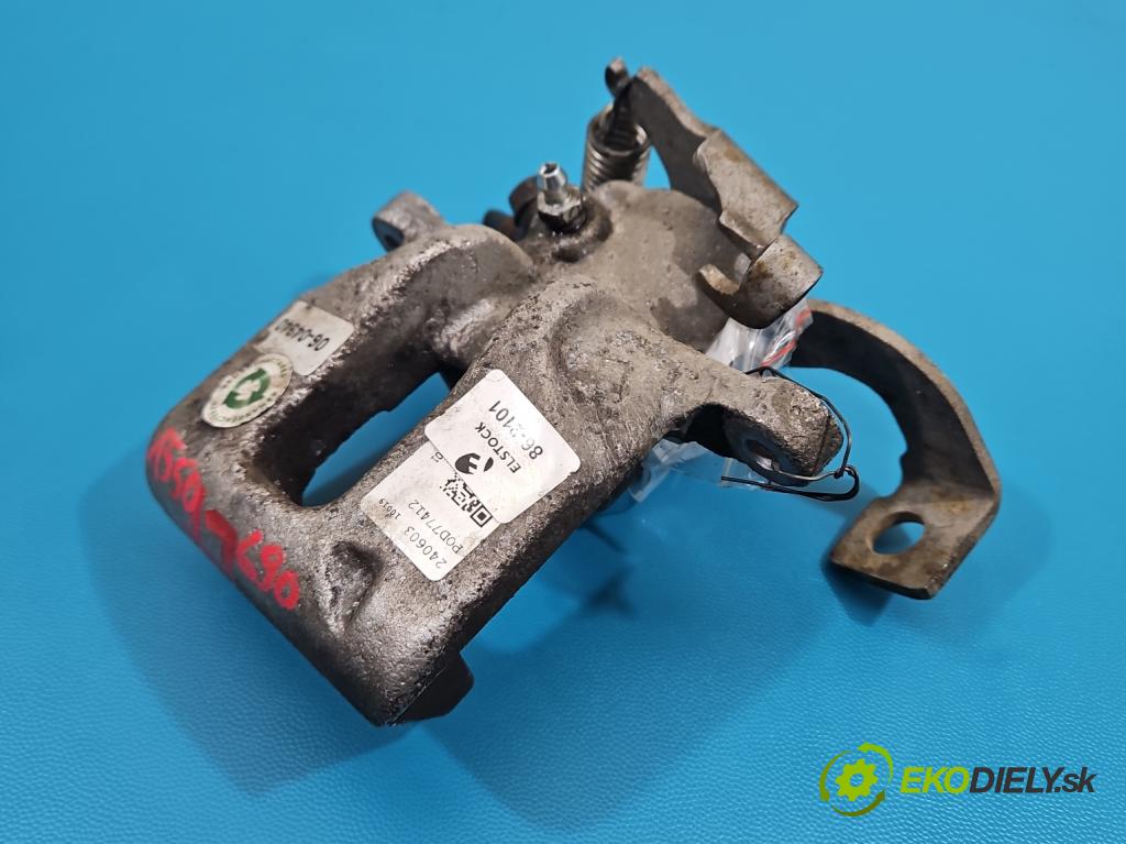 Toyota Auris I 2006-2013 2.0 D4D 126 hp manual 93 kW 1998 cm3 5- brzdič zadní levý  (Klika dveří ostatní)