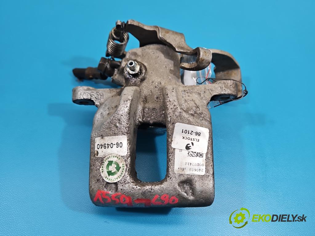 Toyota Auris I 2006-2013 2.0 D4D 126 HP manual 93 kW 1998 cm3 5- brzdič zadné ľavý  (Kľučka dverí ostatné)