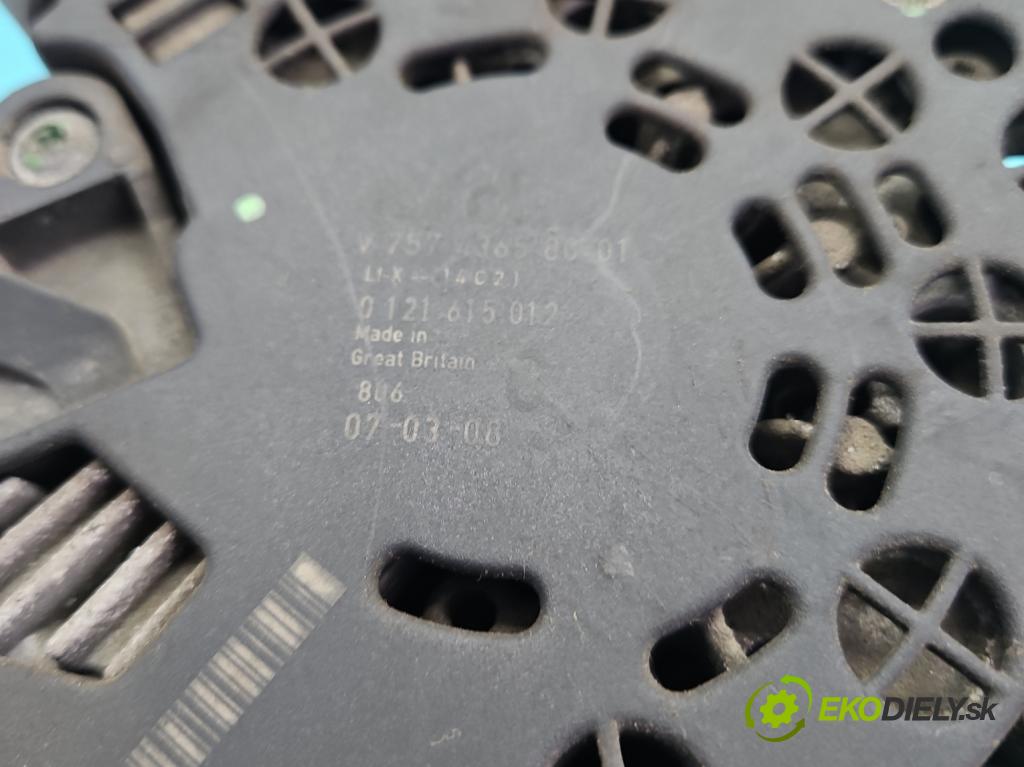 Mini One II 2006-2013 1.6 16V 120 HP manual 88 kW 1598 cm3 3- Alternator 0121615012 (Alternátor)