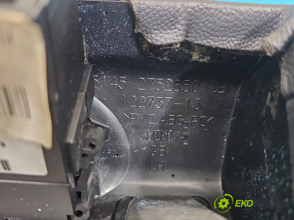 Mini One II 2006-2013 1.6 16V 120 hp manual 88 kW 1598 cm3 3- spínací skříňka 2752850 (Spínací skříňka)