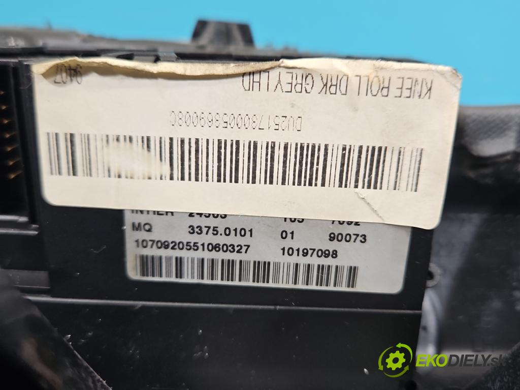 Mini One II 2006-2013 1.6 16V 120 hp manual 88 kW 1598 cm3 3- spínací skříňka 2752850 (Spínací skříňka)