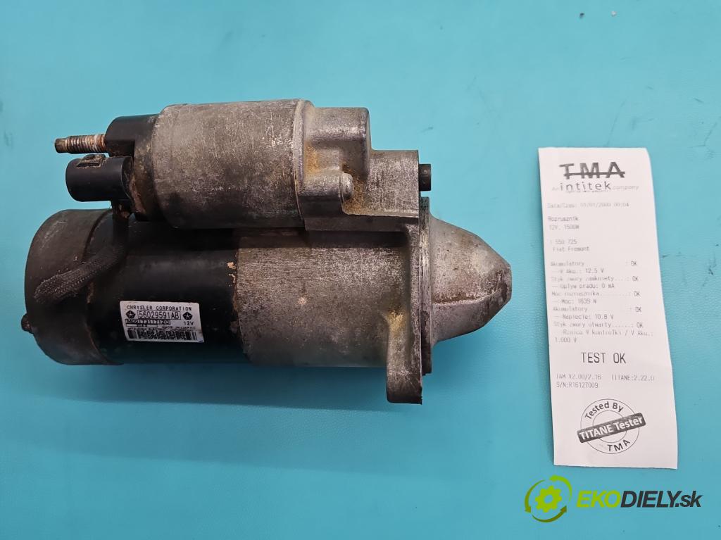 Fiat Freemont 2.0 jtd 170 HP automatic 125 kW 1956 cm3 5- štartér 56029591AB (Štartér)