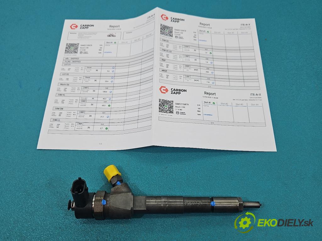 Fiat Freemont 2.0 jtd 170 HP automatic 125 kW 1956 cm3 5- vstrek 0445110419 (Vstrekovač paliva)