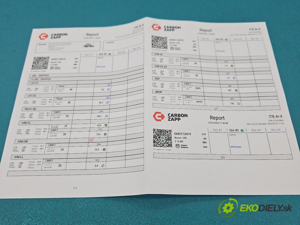 Fiat Freemont 2.0 jtd 170 HP automatic 125 kW 1956 cm3 5- vstrek 0445110419 (Vstrekovač paliva)
