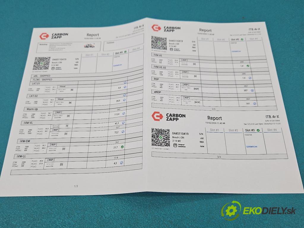 Fiat Freemont 2.0 jtd 170 HP automatic 125 kW 1956 cm3 5- vstrek 0445110419 (Vstrekovač paliva)