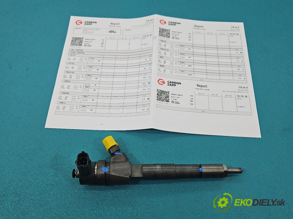 Fiat Freemont 2.0 jtd 170 HP automatic 125 kW 1956 cm3 5- vstrek 0445110419 (Vstrekovač paliva)