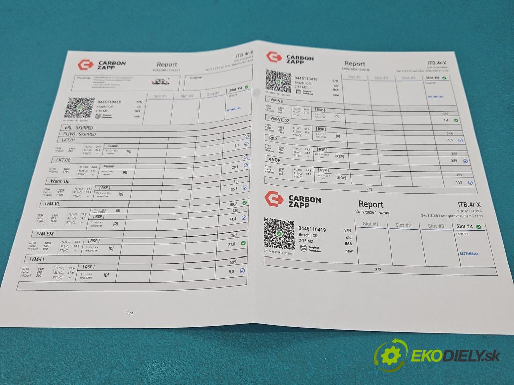 Fiat Freemont 2.0 jtd 170 HP automatic 125 kW 1956 cm3 5- vstrek 0445110419 (Vstrekovač paliva)
