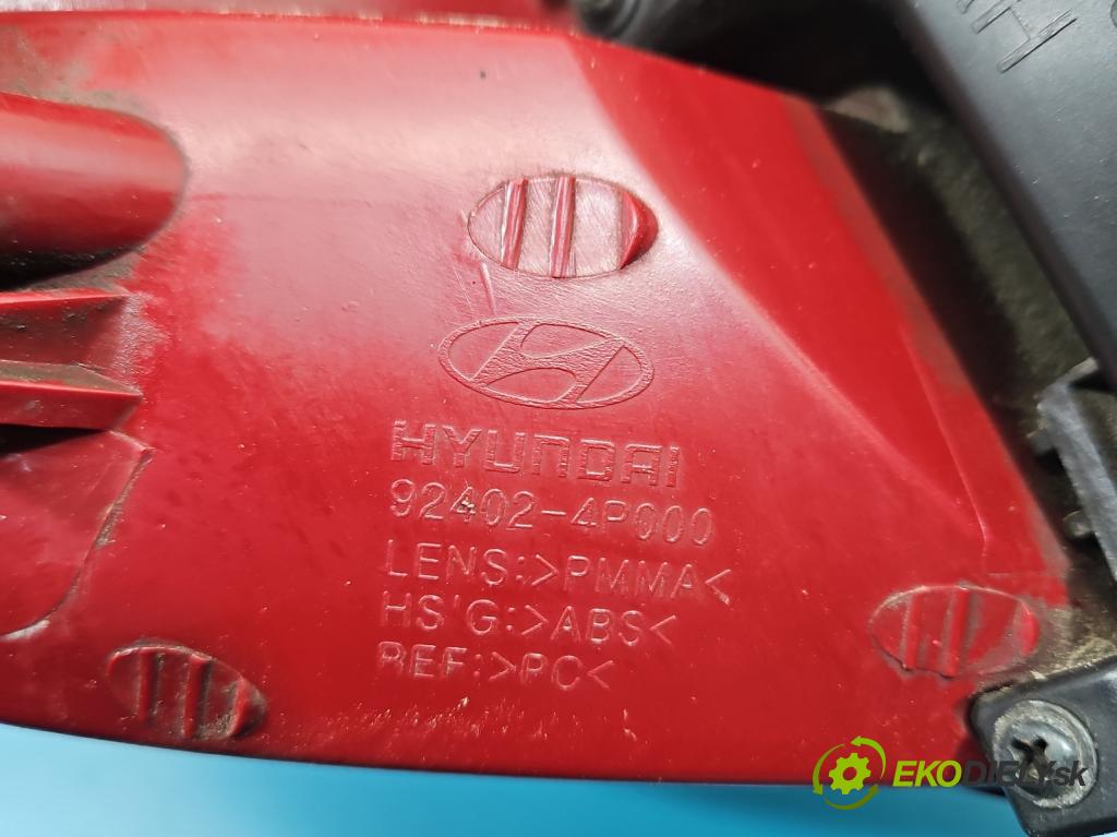 Hyundai I20 I 2008-2014 1.2 16V 78 HP manual 57.2 kW 1248 cm3 5- svetlo / reflektor zadné pravé 92402-4P000 (Kľučka dverí ostatné)