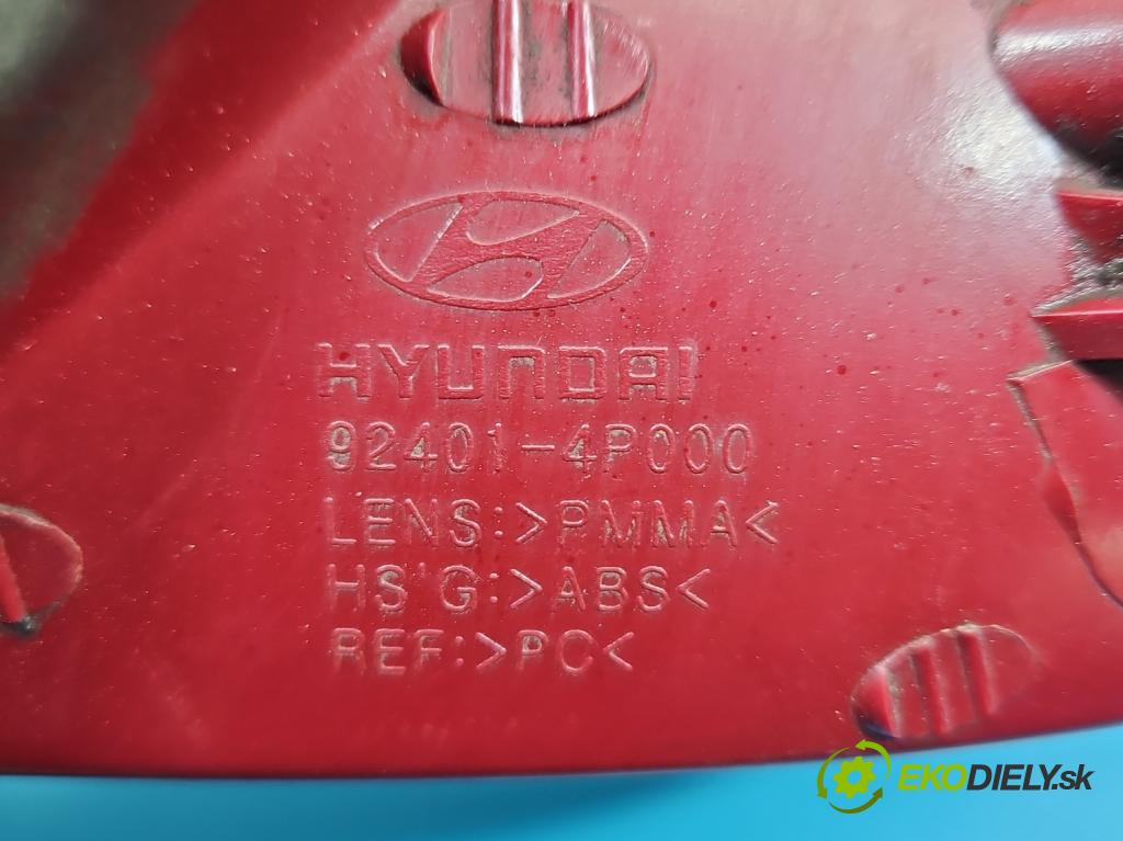 Hyundai I20 I 2008-2014 1.2 16V 78 HP manual 57.2 kW 1248 cm3 5- svetlo / reflektor zadné ľavé 92401-4P000 (Kľučka dverí ostatné)