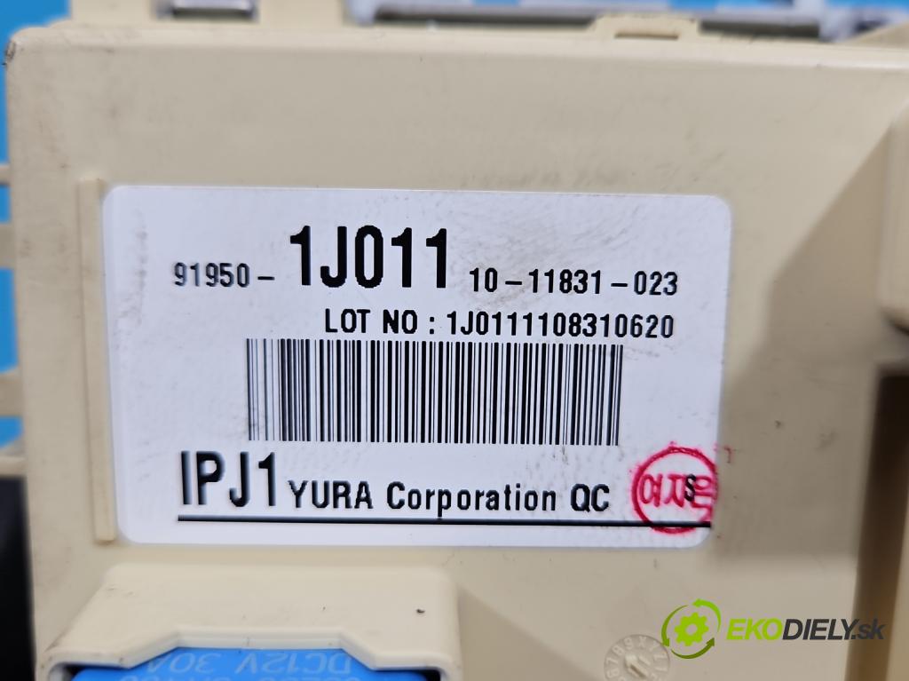 Hyundai I20 I 2008-2014 1.2 16V 78 hp manual 57.2 kW 1248 cm3 5- skříňka pojistková 91950-1J011 (Pojistková skříňka)