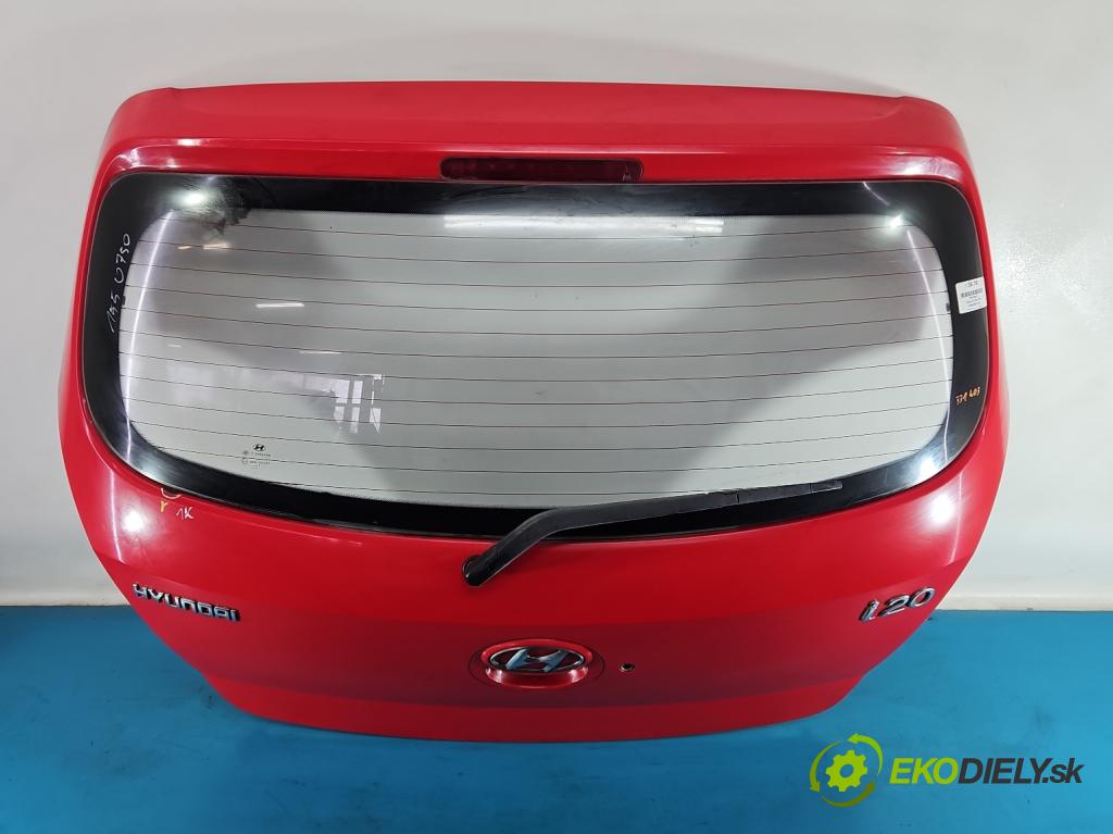Hyundai I20 I 2008-2014 1.2 16V 78 hp manual 57.2 kW 1248 cm3 5- zadní kufrové dveře  (Zadní kapota (kufr))