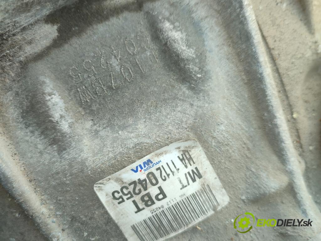 Hyundai I20 I 2008-2014 1.2 16V 78 HP manual 57.2 kW 1248 cm3 5- prevodovka stupeň,rýchlosť manual HA 111204255