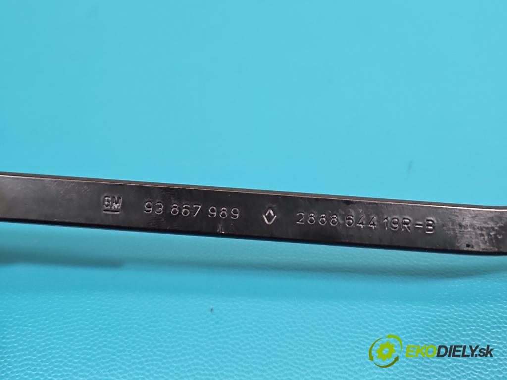 Renault Trafic III 2014 - 2.0 dci 150 hp manual 110 kW 1997 cm3 5- rameno stěrače pravé 97036203