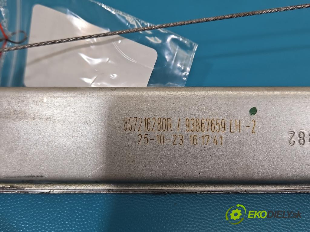 Renault Trafic III 2014 - 2.0 dci 150 hp manual 110 kW 1997 cm3 5- mechanismus stahování přední levý 128001492-04C