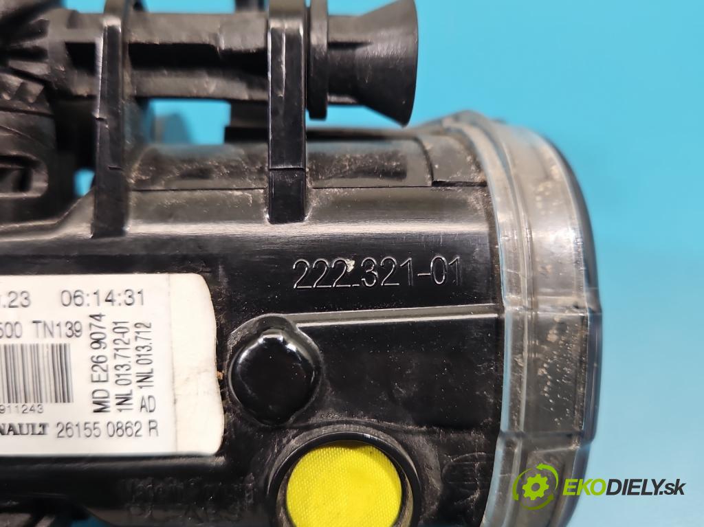 Renault Trafic III 2014 - 2.0 dci 150 HP manual 110 kW 1997 cm3 5- Halogen ľavý 261550862R (Kľučka dverí ostatné)