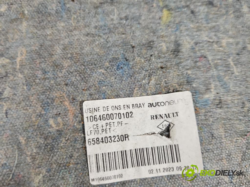 Renault Trafic III 2014 - 2.0 dci 150 hp manual 110 kW 1997 cm3 5- zvuková izolace kapoty 658403230R